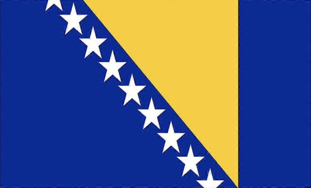 Fahne Bosnien
