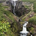 Nahe Sudavik: der Valagil Wasserfall Nahe Sudavik: der Valagil Wasserfall