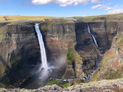 Der Haifoss-Wasserfall