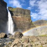 Der Wasserfall Haifoss Der Haifoss-Wasserfall