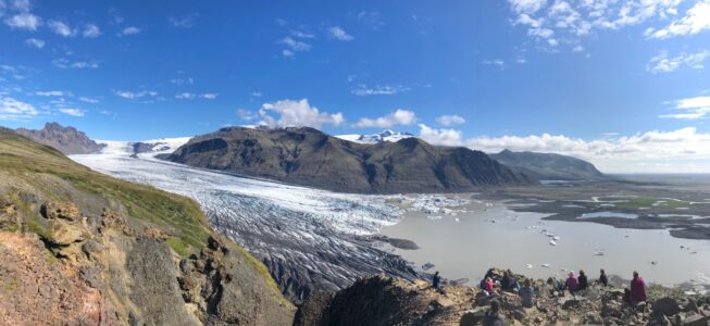 Skaftafell NP: die Gletscherzunge des Vatnajöküll Gletschers
