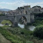 Die imposante Brücke von Besalù Die imposante Brücke von Besalù