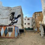 Huesca: Graffiti in den Gassen von Huesca Huesca: Graffiti in den Gassen von Huesca