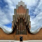 Laguardia: die Weinkellerei der Bodega Ysios, gebaut von Calatrava Laguardia: die Weinkellerei der Bodega Ysios, gebaut von Calatrava
