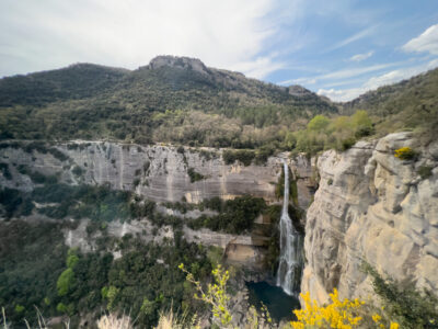 Der Wasserfall "Salt del Salent" in Rupit