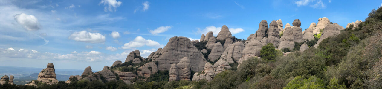 Wanderung im im Parc Natural de Muntanya de Montserrat