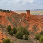 Teruel: die Bergformationen "La Muelas" Teruel: die Bergformationen "La Muelas"