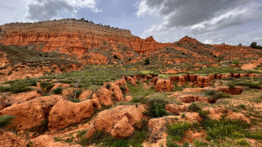 Teruel: die Bergformationen "La Muelas"
