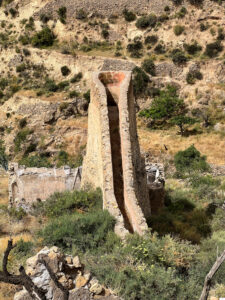 Nijar: die Wanderung "La Senda de l'agua" nach Huebro / die Ruine einer Wassermühle