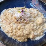 Grenada: Restaurant "Betula Nana" / Hauptgang: Risotto mit Meeresfrüchten, Zitronenbutter und Saffran Grenada: Restaurant "Betula Nana" / Hauptgang: Risotto mit Meeresfrüchten, Zitronenbutter und Saffran