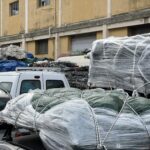 Genova: wartend auf die Fähre Genova: wartend auf die Fähre