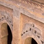 Ait Kine: Besichtigung eines privates Hauses / Sicht im Innenhof Ait Kine: Besichtigung eines privates Hauses / Sicht im Innenhof