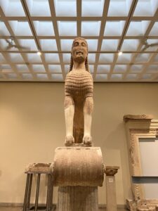 Das Ausgrabungsgelände von Delphi: Tempel des Apollon