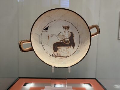 Das Ausgrabungsgelände von Delphi: Tempel des Apollon