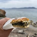 Ein Stuck Spanakopita, unser Lieblingsessen für Zwischendurch Ein Stuck Spanakopita, unser Lieblingsessen für Zwischendurch