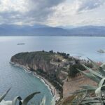 Nafplion: die Festung Palamidi, Blick auf dem Hafenbecken Nafplion: die Festung Palamidi, Blick auf dem Hafenbecken