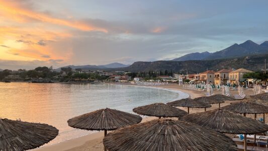 Der Strand von Stoupa