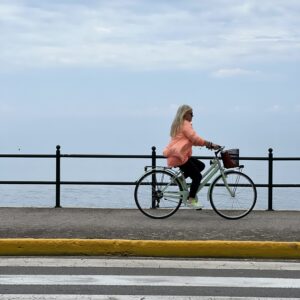 Veloweg am Strand vor Kalamata
