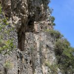Dimitsana / Louisios-Schlucht: dDe Ruinen des alten Filosofou Klosters Dimitsana / Louisios-Schlucht: dDe Ruinen des alten Filosofou Klosters