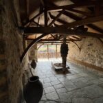 Meteora: Kloster Agià Triada: Ausgedienter Warenaufzug Meteora: Kloster Agià Triada: Ausgedienter Warenaufzug