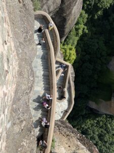 Meteora: Zugang zum Verlaan Kloster