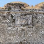 Die Festung von Methoni: der venezianischer Löwe Die Festung von Methoni: der venezianischer Löwe