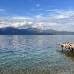 Lampiri: Camping Tsolis (Golf von Korinth: ... eine Stunde später scheint die Sonne wieder) Lampiri: Camping Tsolis (Golf von Korinth: ... eine Stunde später scheint die Sonne wieder)