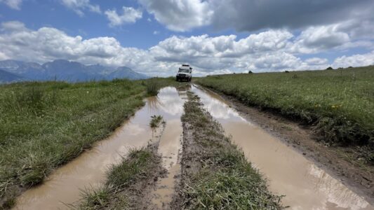 Pistenfahrt nach Karpenisi: mulmiges Gefühl
