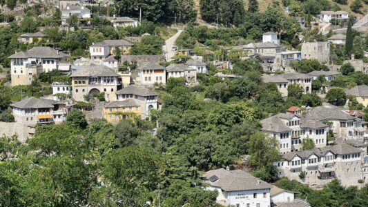 Gjirokaster: Sicht aus der Burg