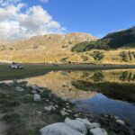 Rikavačko Jezero See: kurz vor Sonnenuntergang Rikavačko Jezero See: kurz vor Sonnenuntergang