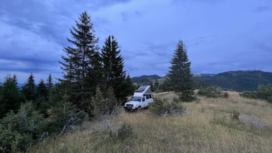 Katun Road: Murino - Berane / Unserer Rastplatz für die Nacht