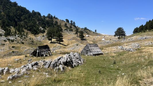 Hochland-Piste zwischen Kolasin und Zabljak