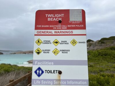Esperance Great Ocean Drive: man sei gewarnt!