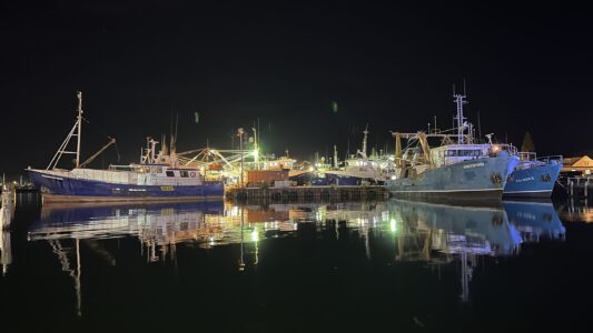 Fremantle: Hafen by night