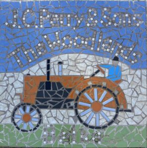 Bruce Rock: Mosaik am Gehsteig