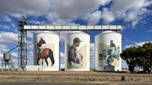 Pingrup: Silo-Art