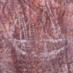 Walga Rock: Aborigines Felsen Malerei Walga Rock: Aborigines Felsen Malerei