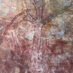 Walga Rock: Aborigines Felsen Malerei Walga Rock: Aborigines Felsen Malerei