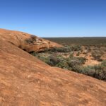 Walga Rock: Weitblick von oben Walga Rock: Weitblick von oben