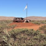 Cheela Plains: Start der 4x4 Piste Cheela Plains: Start der 4x4 Piste