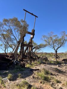Skull Springs Road: Ruine einer alten Mine
