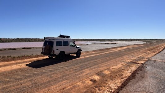 Binns Track, kurz nach dem Old Andado Homestead