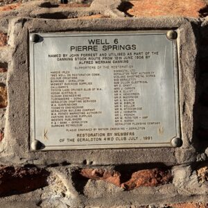 Canning Stock Route: Well 6