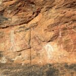 Durba Springs: Felsmalereien Durba Springs: Felsmalereien