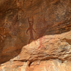 Durba Springs: Felsmalereien