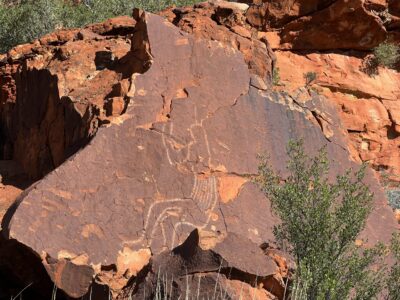 Durba Springs: Felsmalereien
