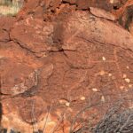 Durba Springs: Felsmalereien Durba Springs: Felsmalereien