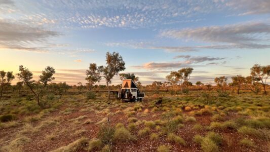 Halls Creek Goldfields: Ruby Plains ... kein besserer Platz für eine wilde Übernachtung!