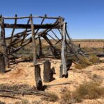 Unterwegs von Innaminka nach Noccundra: Ruine einer Pionier-Behausung Unterwegs von Innaminka nach Noccundra: Ruine einer Pionier-Behausung