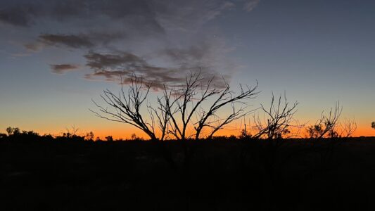 Noccundra ... Sonnenuntergang
